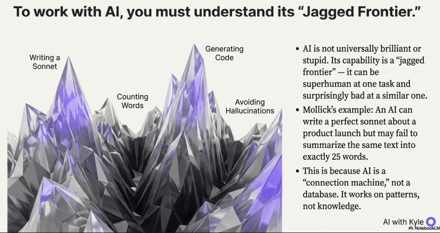 The Jagged Frontier - AI capabilities are uneven across different tasks
