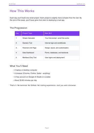 5 Builds In 5 Days (PDF) preview page 2