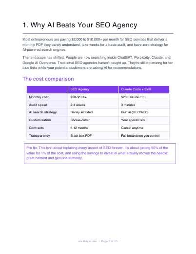 AI SEO Playbook (PDF) preview page 3