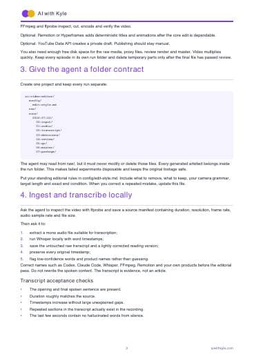 Build Your Own AI Video Editor (PDF) preview page 3