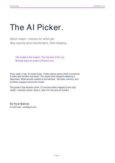 The AI Picker (PDF) preview page 1