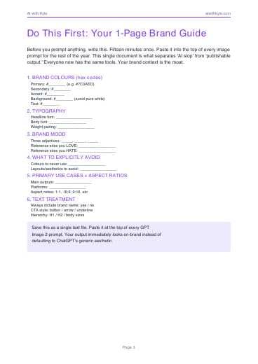 AI Images For Business Guide (PDF) preview page 3