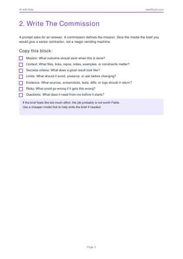 Fable Commissioning Checklist (PDF) preview page 3