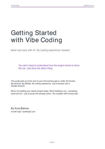 First Steps Guide (PDF) preview page 1