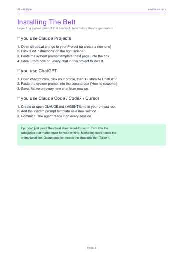 Belt and Braces How-To (PDF) preview page 3