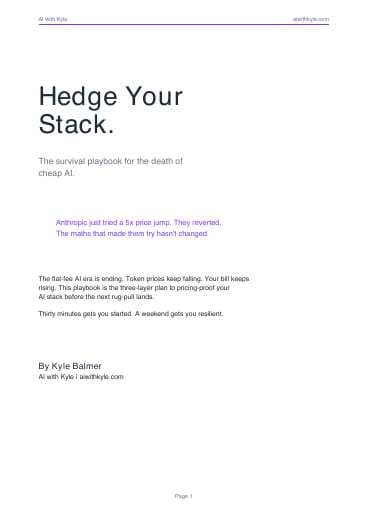 Hedge Your Stack Playbook (PDF) preview page 1