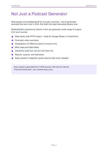 NotebookLM Content Engine Guide (PDF) preview page 3