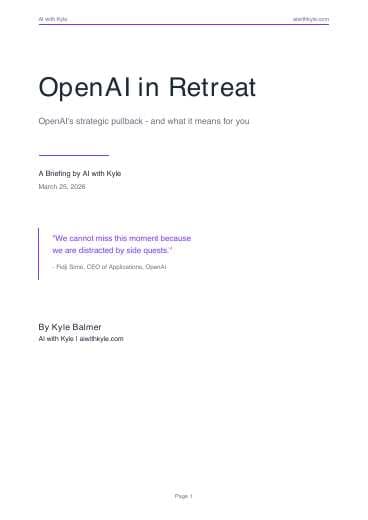 OpenAI in Retreat Briefing (PDF) preview page 1