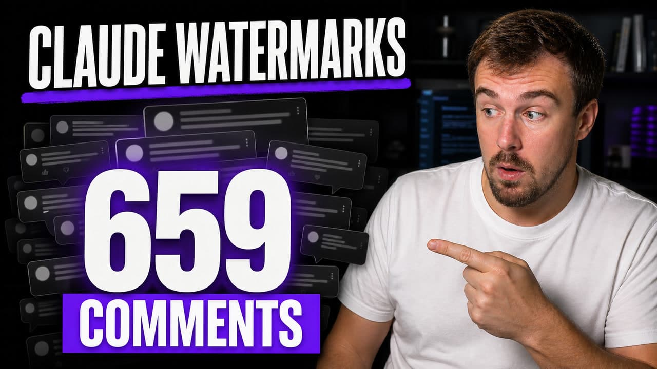 Claude Watermark FAQ: Answering 659 Comments video preview
