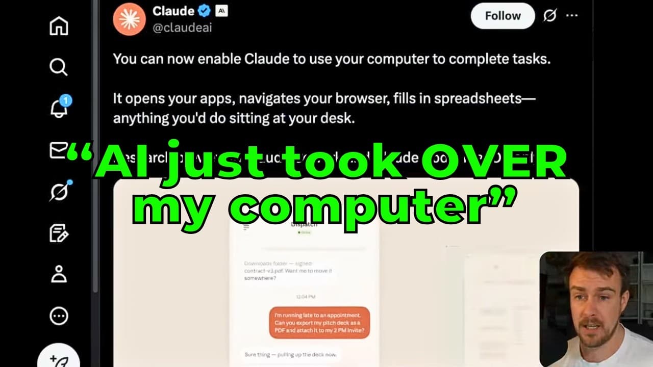 Claude can now control your entire computer video preview