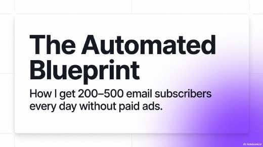 The Automated Blueprint Slide Deck (PDF) preview page 1