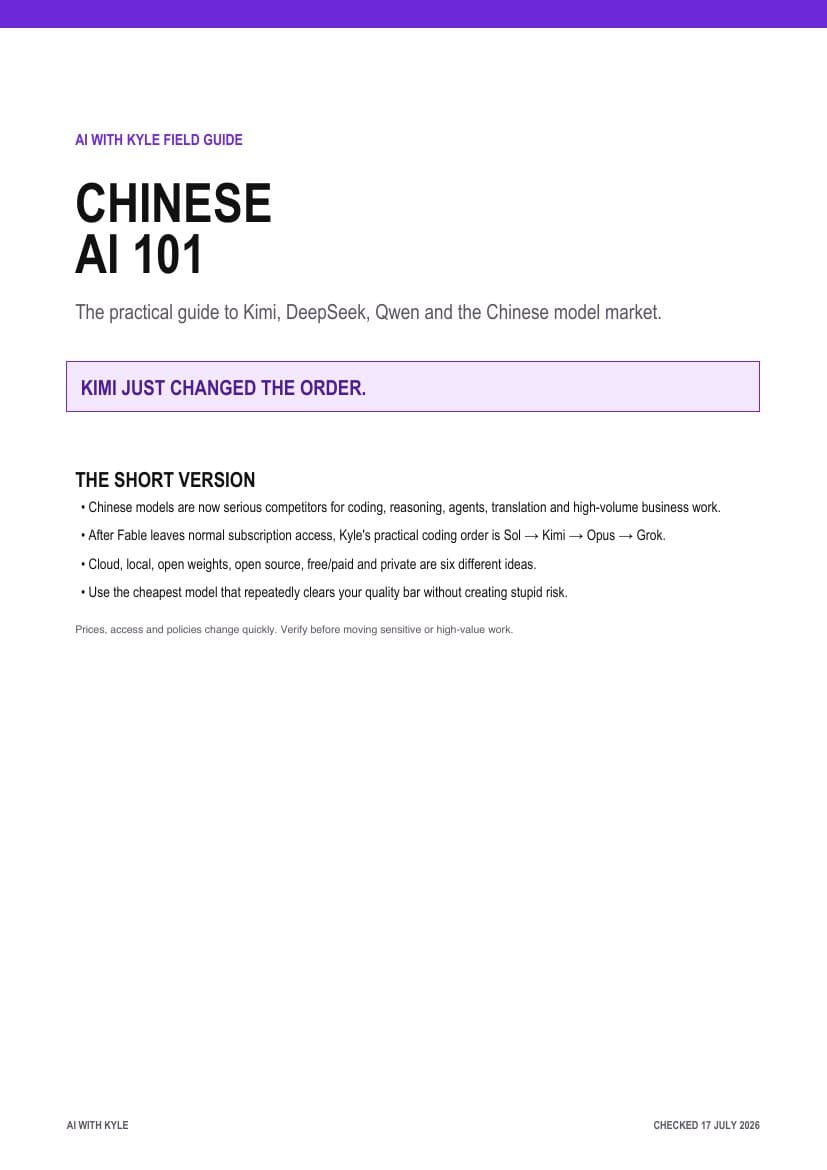 Chinese AI 101 Guide (PDF) preview page 1