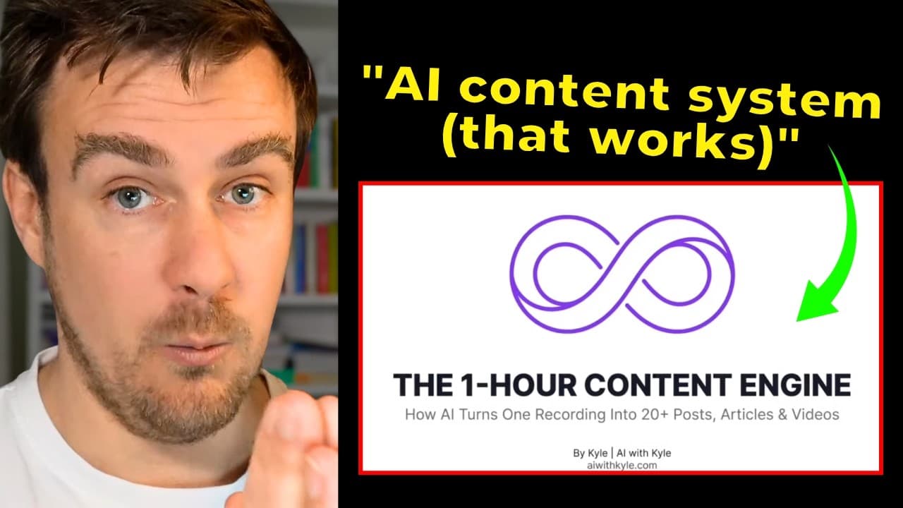 The exact AI system I use to create 20+ content pieces a day video preview