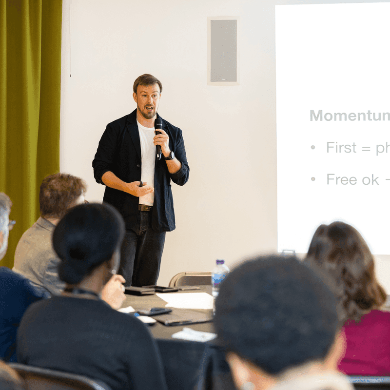 Kyle Balmer teaching