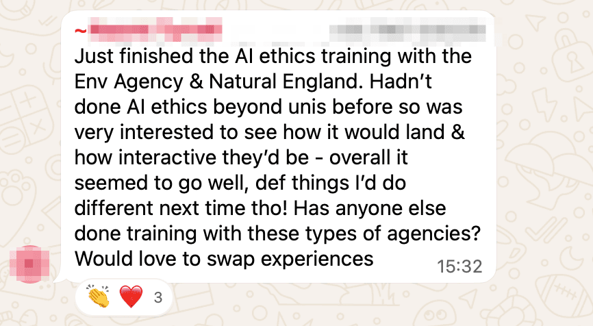 Student testimonial