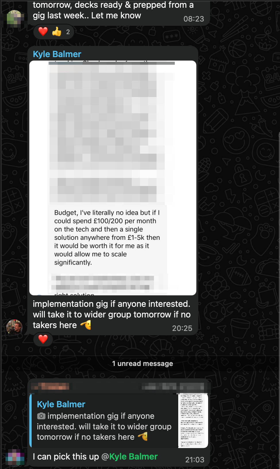 AI Trainer community sharing gigs